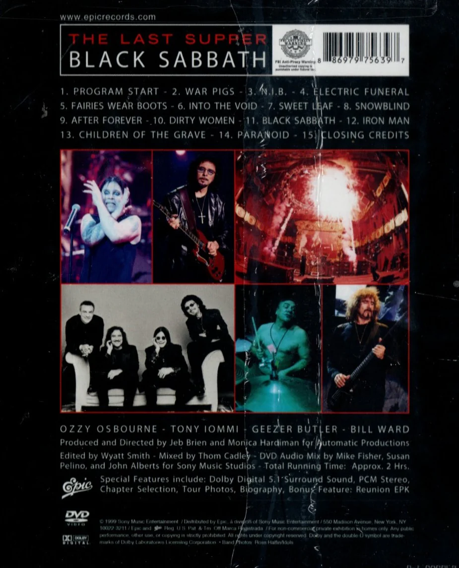 DVD Black Sabbath – The Last Supper - Image 2