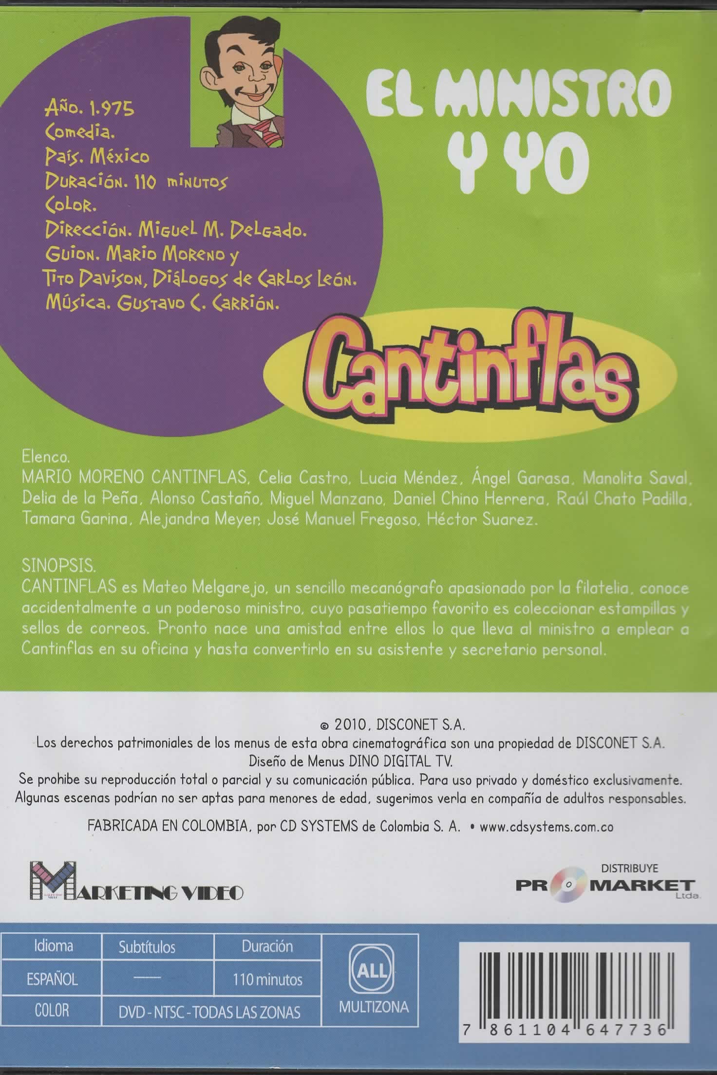 DVD Cantinflas - El ministro y yo - Image 2