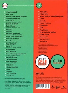 DVD + CD Andrés Calamaro ‎– Pura Sangre - Image 2