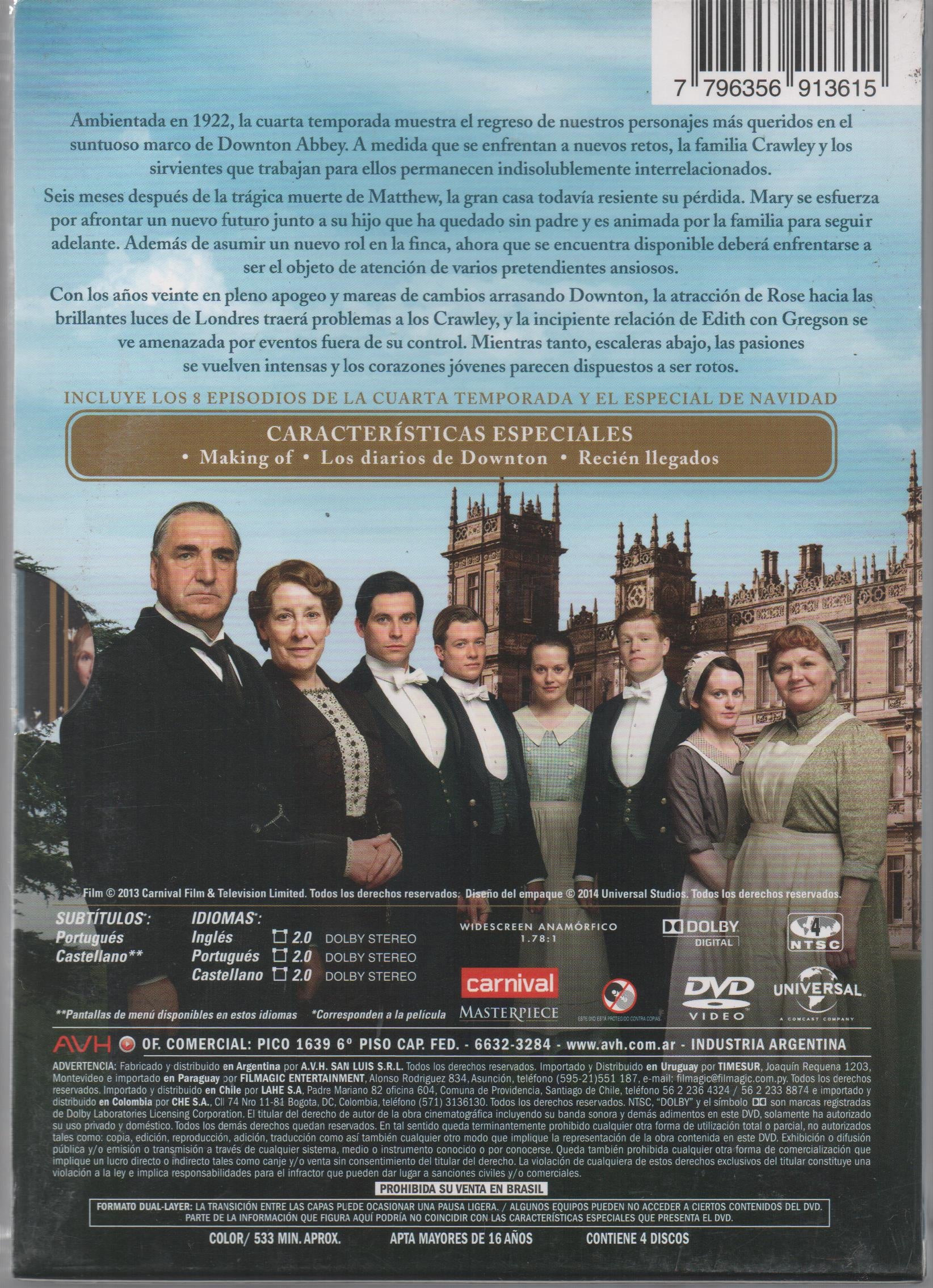 DVD Downton Abbey - Temporada 4 - Image 2