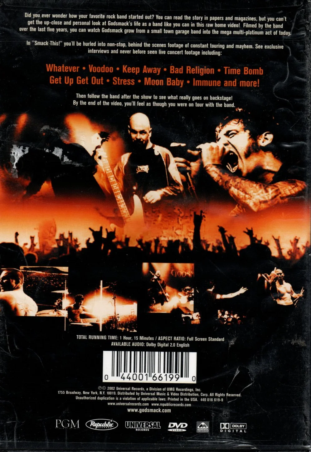 DVD Godsmack – Smack This - Image 2