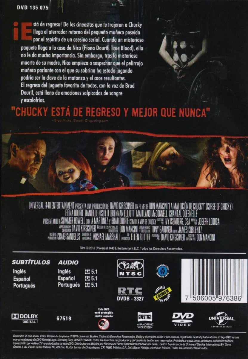 DVD LA MALDICION DE CHUCKY - Image 2