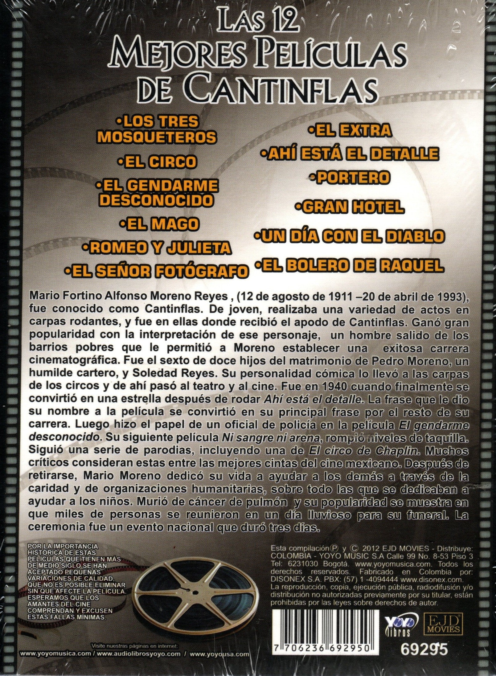 DVD Las 12 Mejores Películas De Cantinflas - Image 2