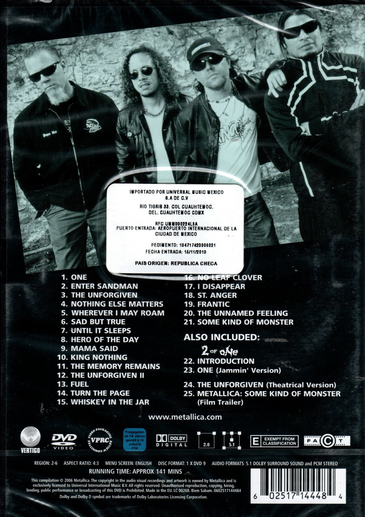 DVD Metallica - The Videos 1989-2004 - Image 2