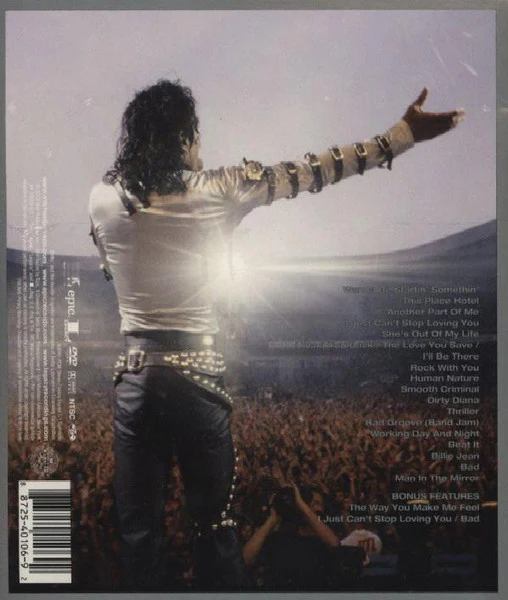 DVD Michael Jackson – Live At Wembley July 16, 1988 - Image 2