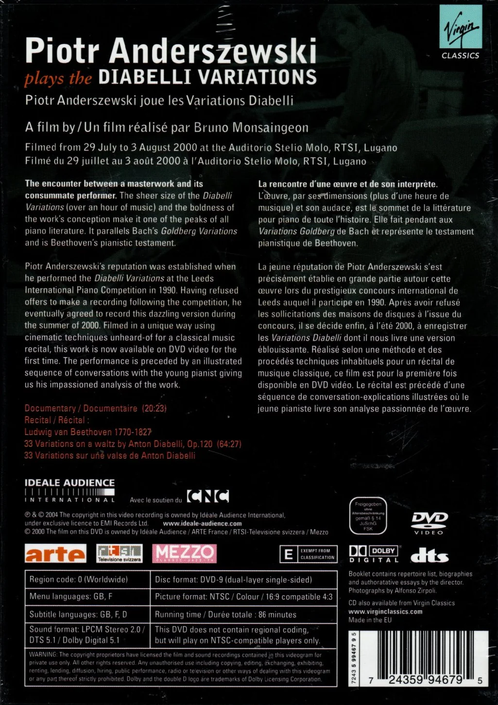 DVD Piotr Anderszewski Plays The Diabelli Variations - Image 2