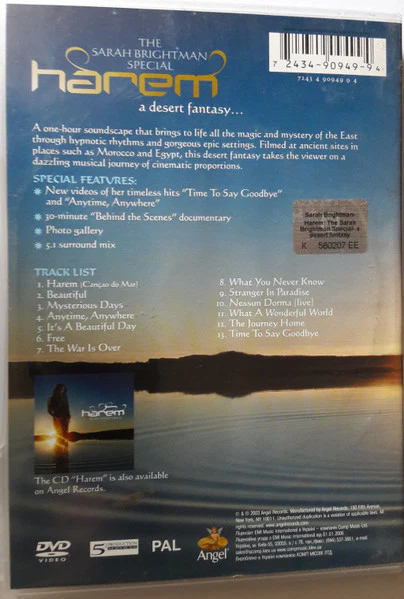 DVD Sarah Brightman: Harem - Image 2