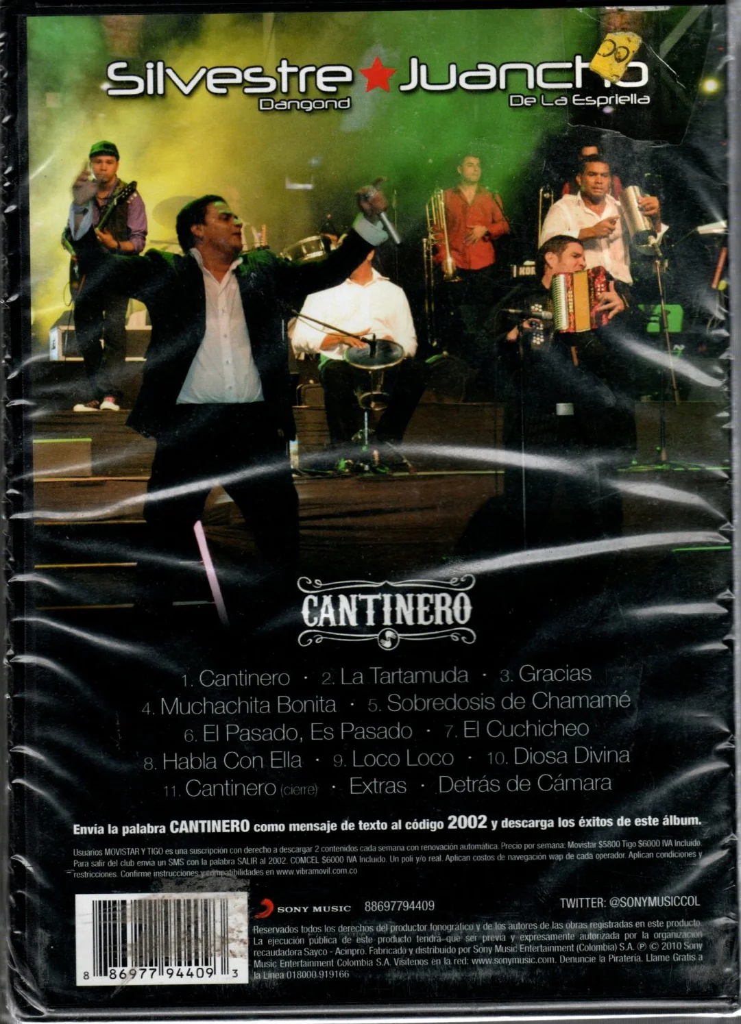 DVD Silvestre Dangond & Juancho De La Espriella – Cantinero En Vivo - Image 2