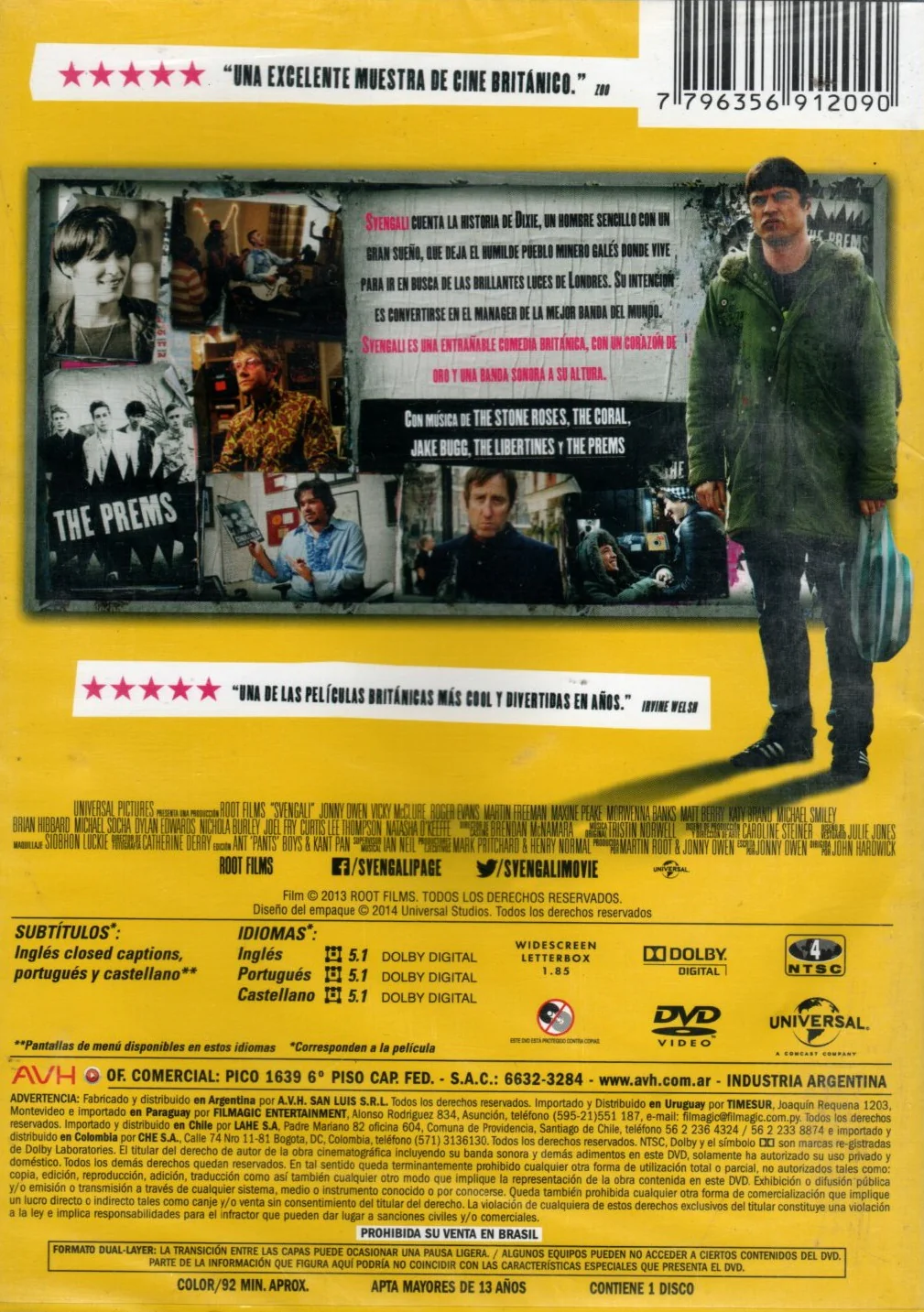 DVD SVENGALI - VIDA, AMOR Y UNA BANDA. ¿PODRA CON TODO? - Image 2