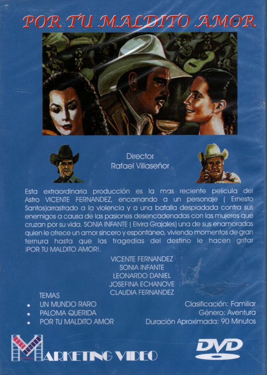 DVD VICENTE FERNANDEZ - POR TU MALDITO AMOR - Image 2