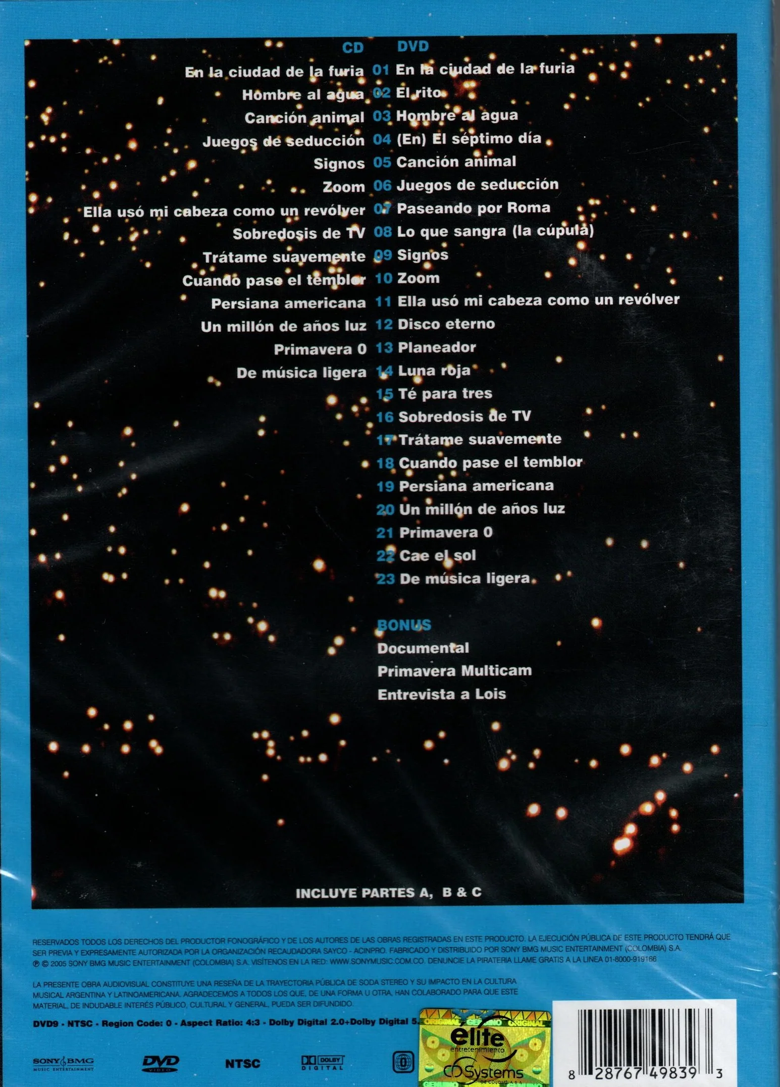 DVD+CD EL ULTIMO CONCIERT ED ESPECIAL / SODA STEREO - Image 2