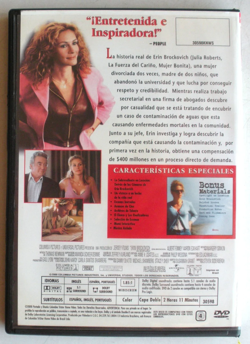 ERIN BROCKOVICH - JULIA ROBERTS / BLU RAY - Image 2