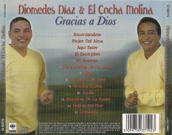 CD Diomedes Diaz Y El Cocha Molina - Gracias A Dios - Image 2
