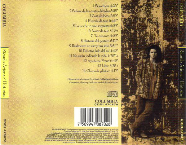 CD Ricardo Arjona - Historias - Image 2