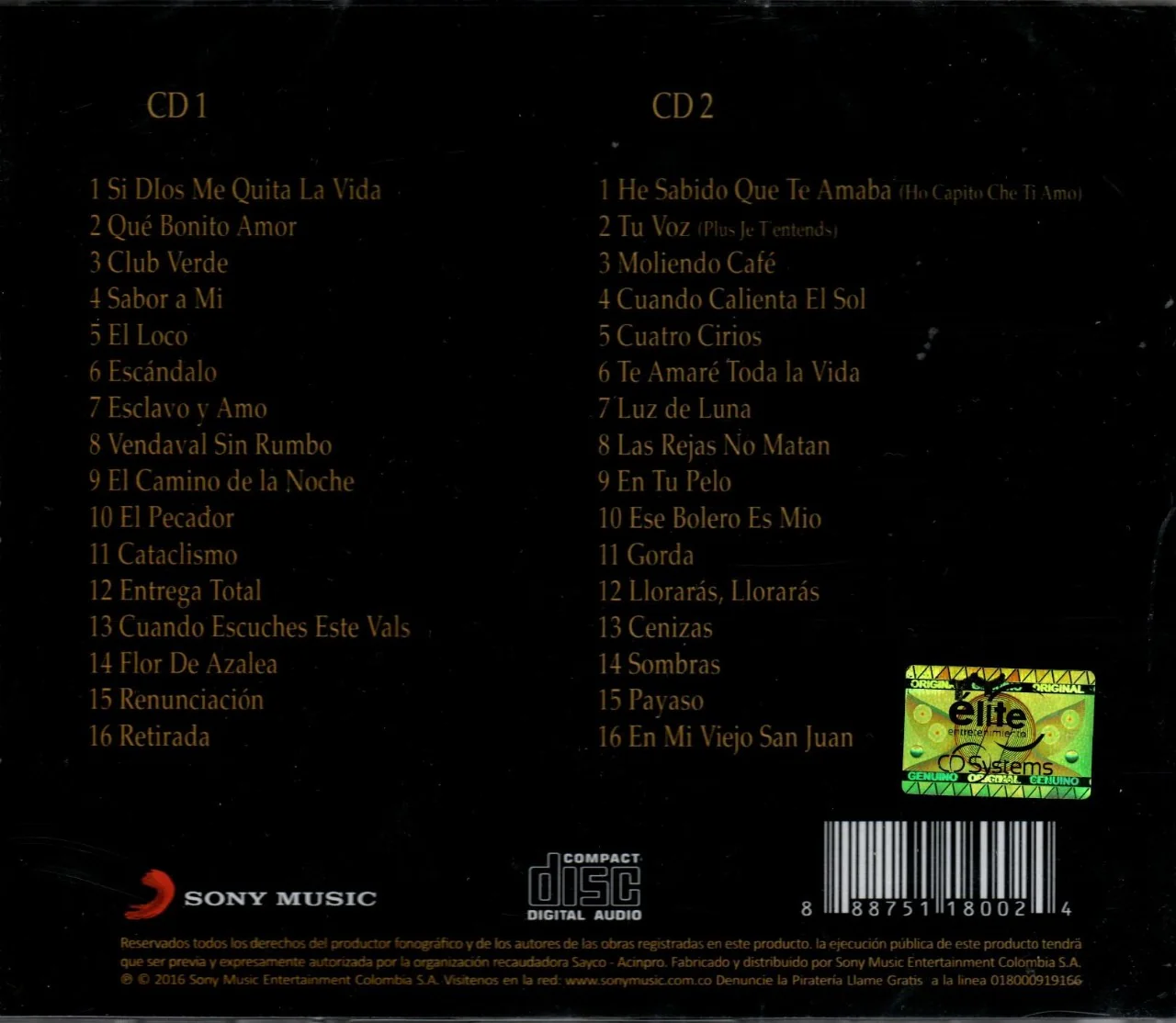 CD Javier Solis - Estrellas De Oro - Image 2
