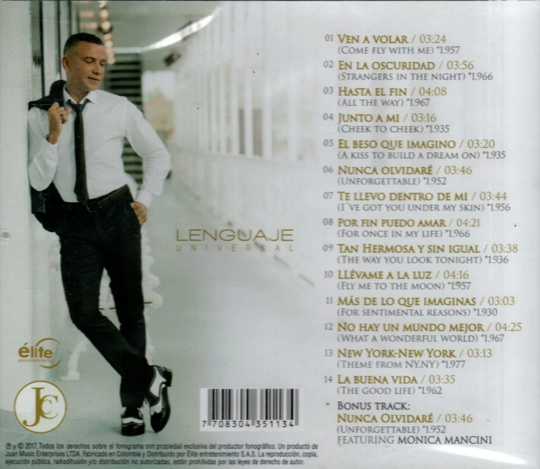 CD Juan Carlos Coronel - Lenguaje Universal - Image 2