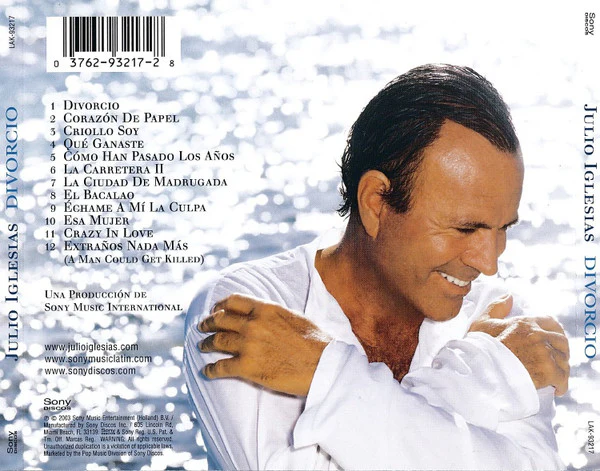 CD Julio Iglesias – Divorcio - Image 2