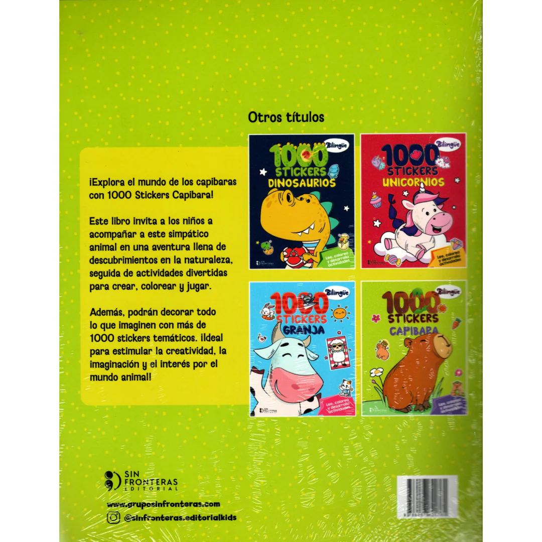 Libro 1.000 Stickers Capibara - Image 2