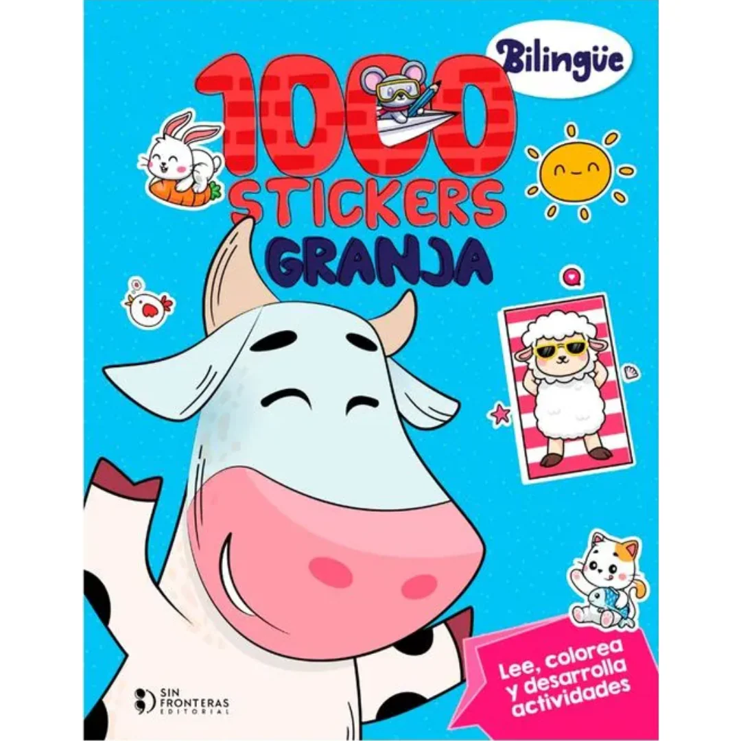 Libro 1.000 Stickers Granja