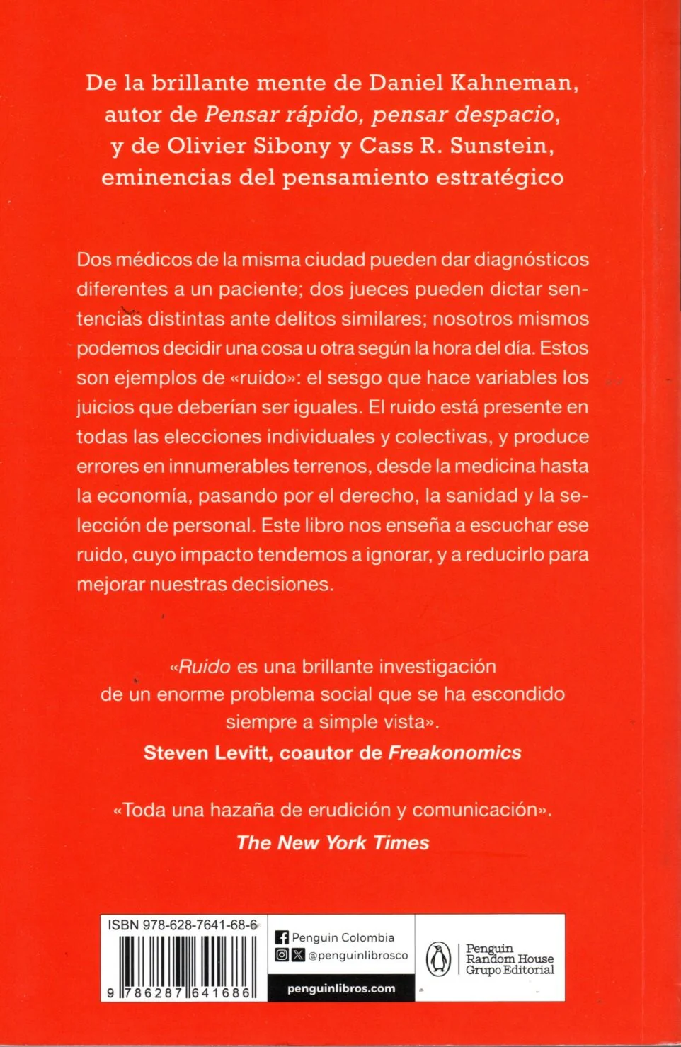 Libro Daniel Kahneman - Ruido - Image 2