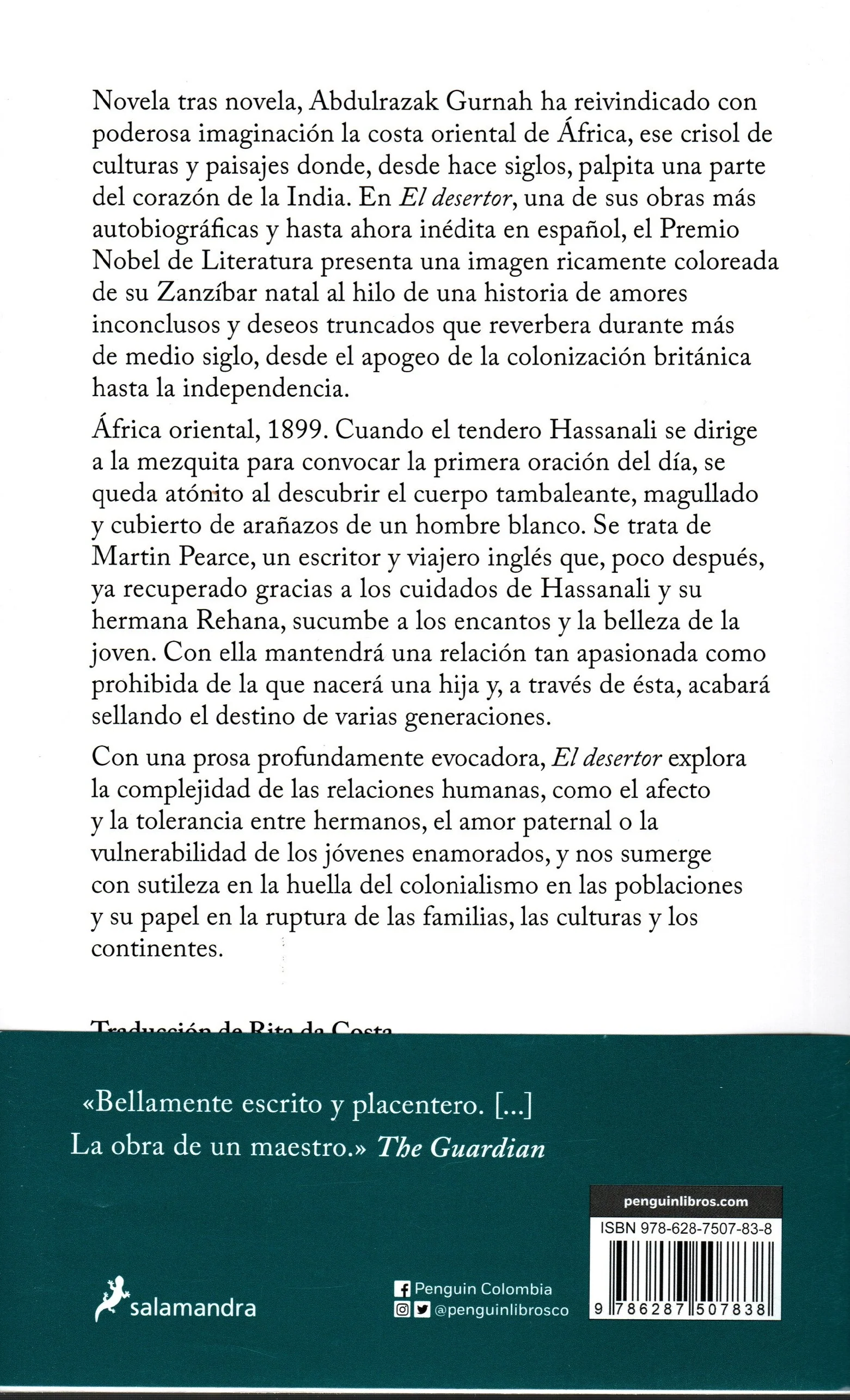 Libro Abdulrazak Gurnah - El Desertor - Image 2