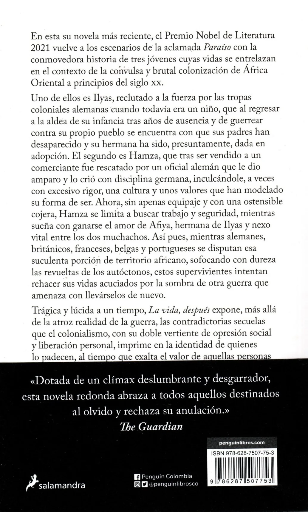 Libro Abdulrazak Gurnah - La vida, después. Premio Nobel de literatura 2021 - Image 2