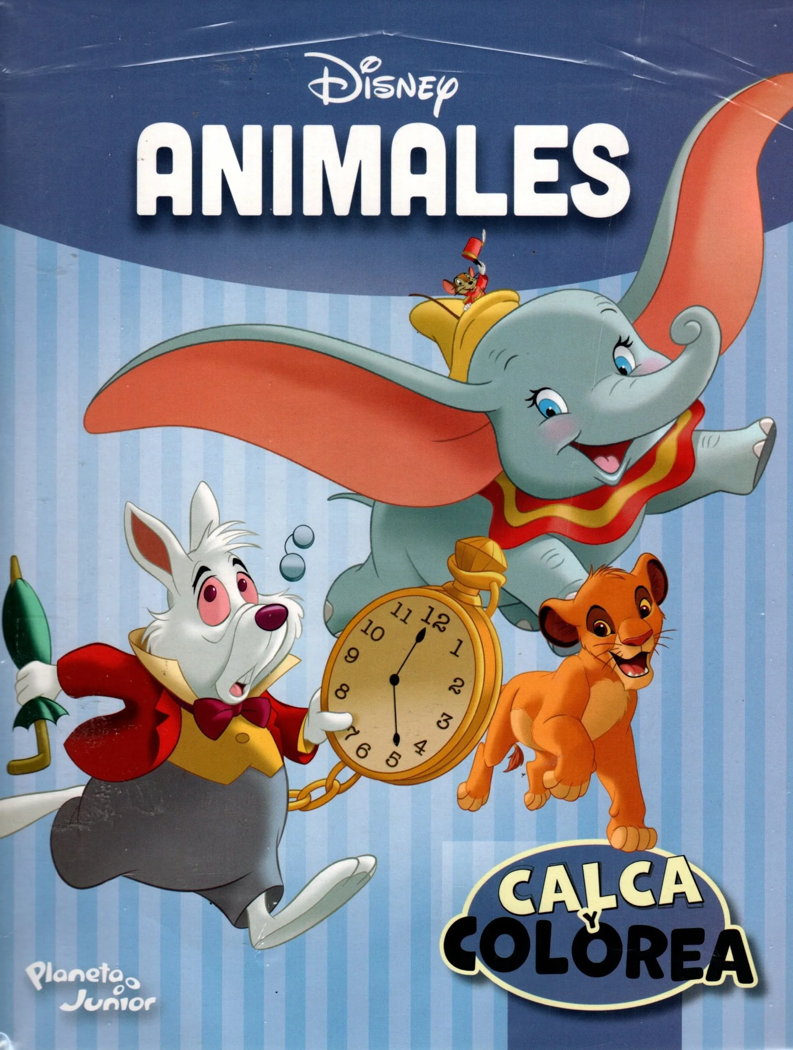 Libro Animales Disney - Calca y colorea