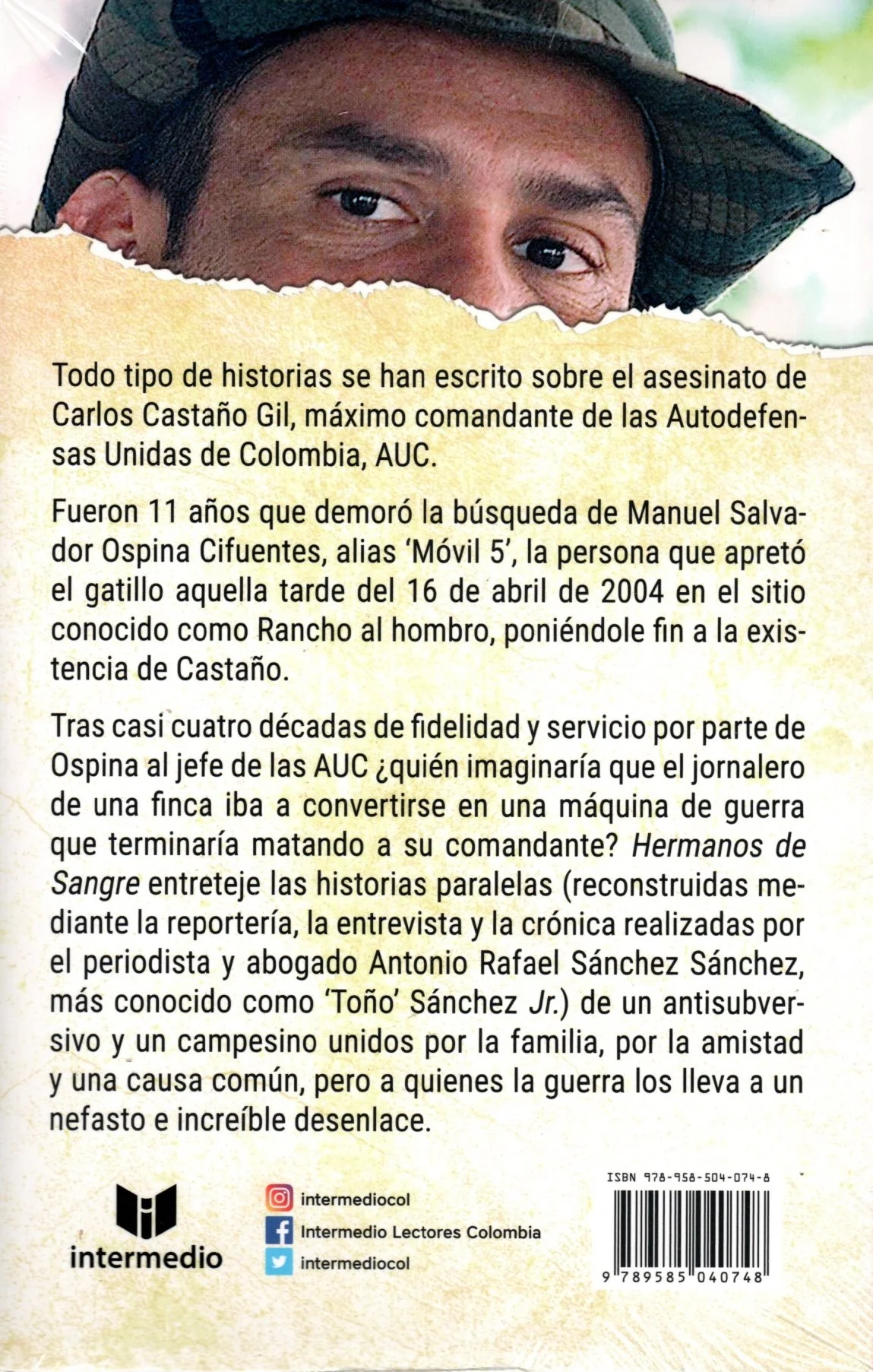 Libro Antonio Rafael Sánchez Sánchez - Hermanos De Sangre - Image 2
