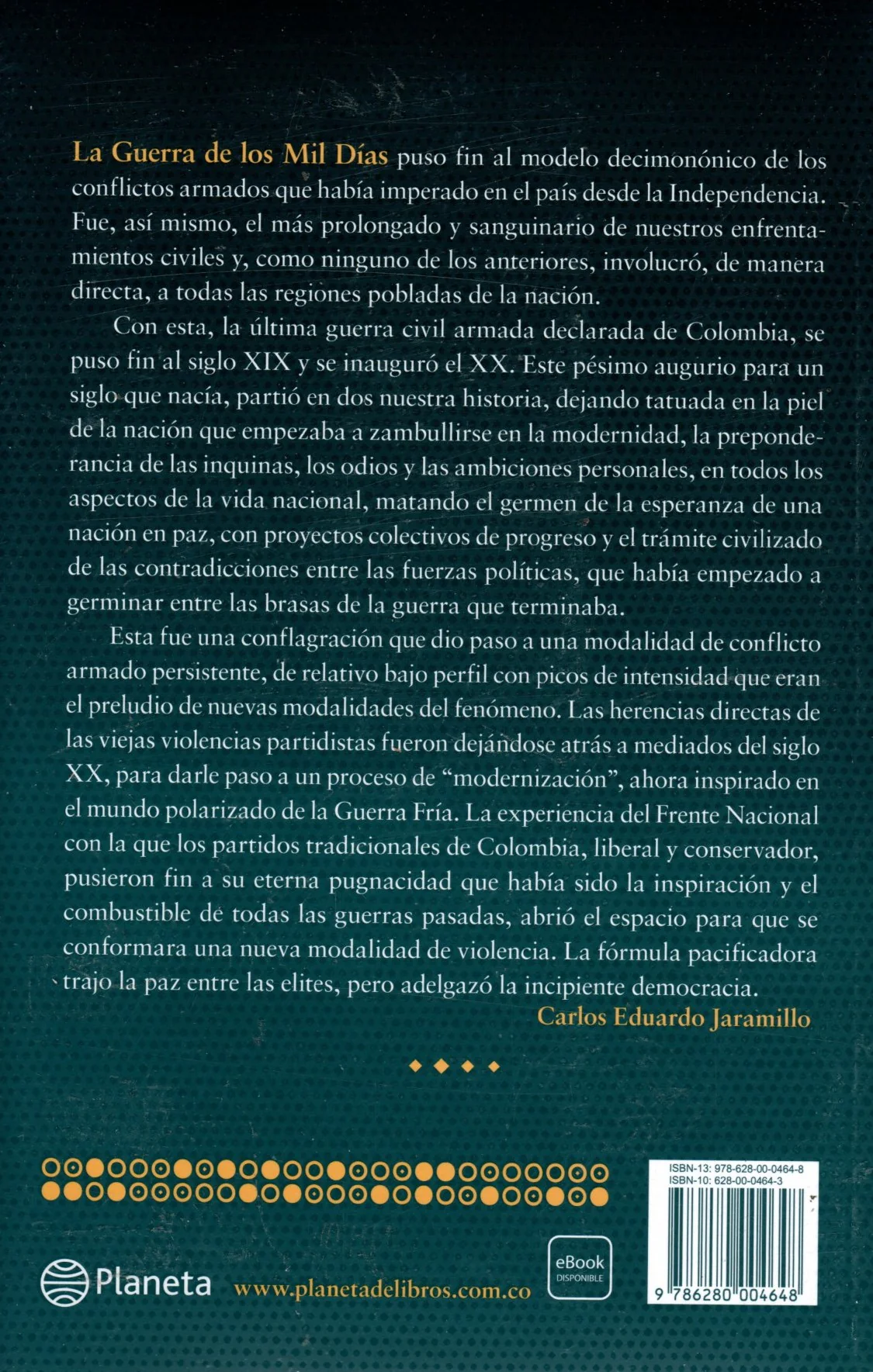 Libro Carlos Eduardo Jaramillo - Los guerrilleros del novecientos - Image 2