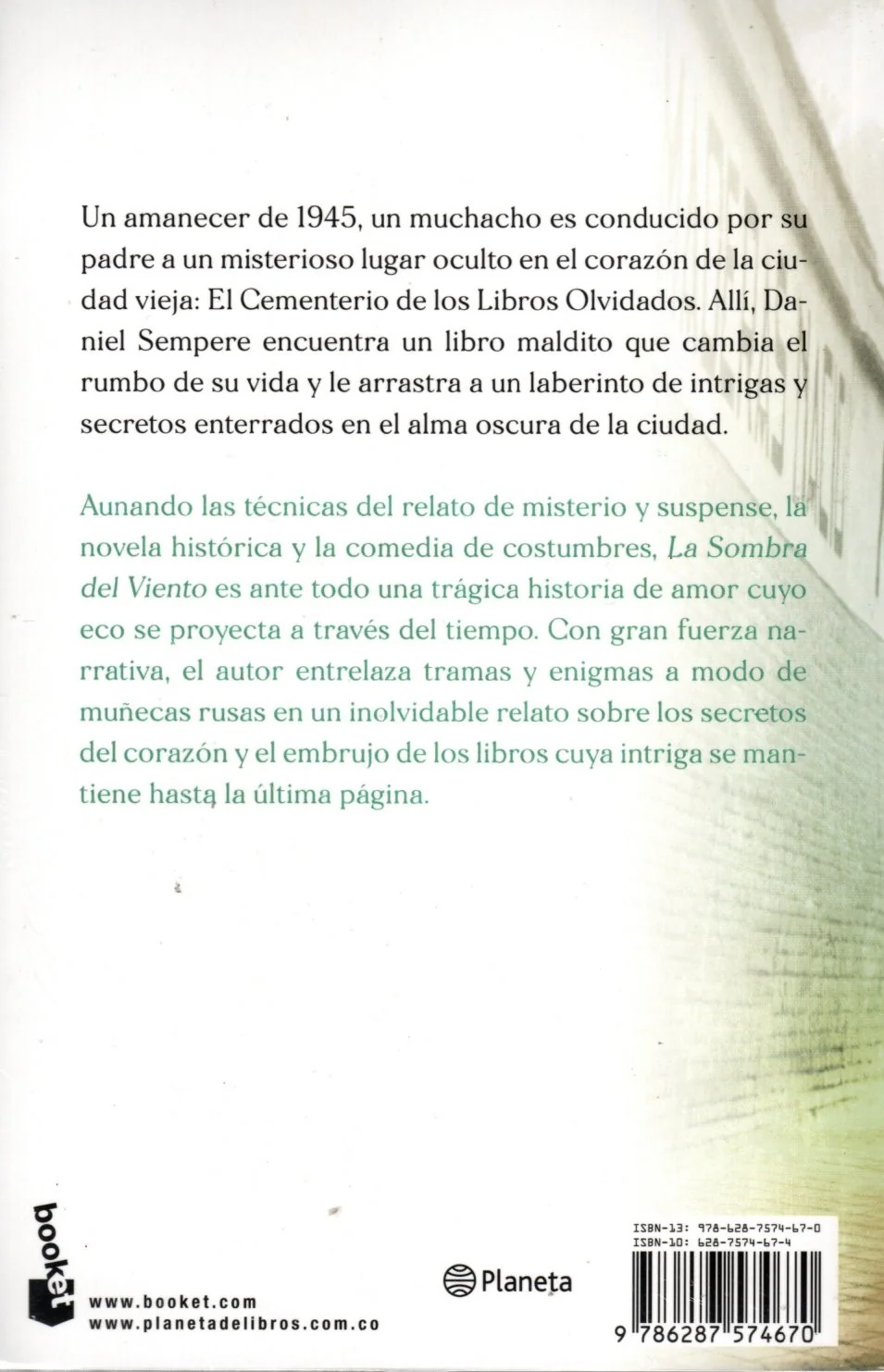 Libro Carlos Ruiz Zafón - La Sombra del Viento - Image 2