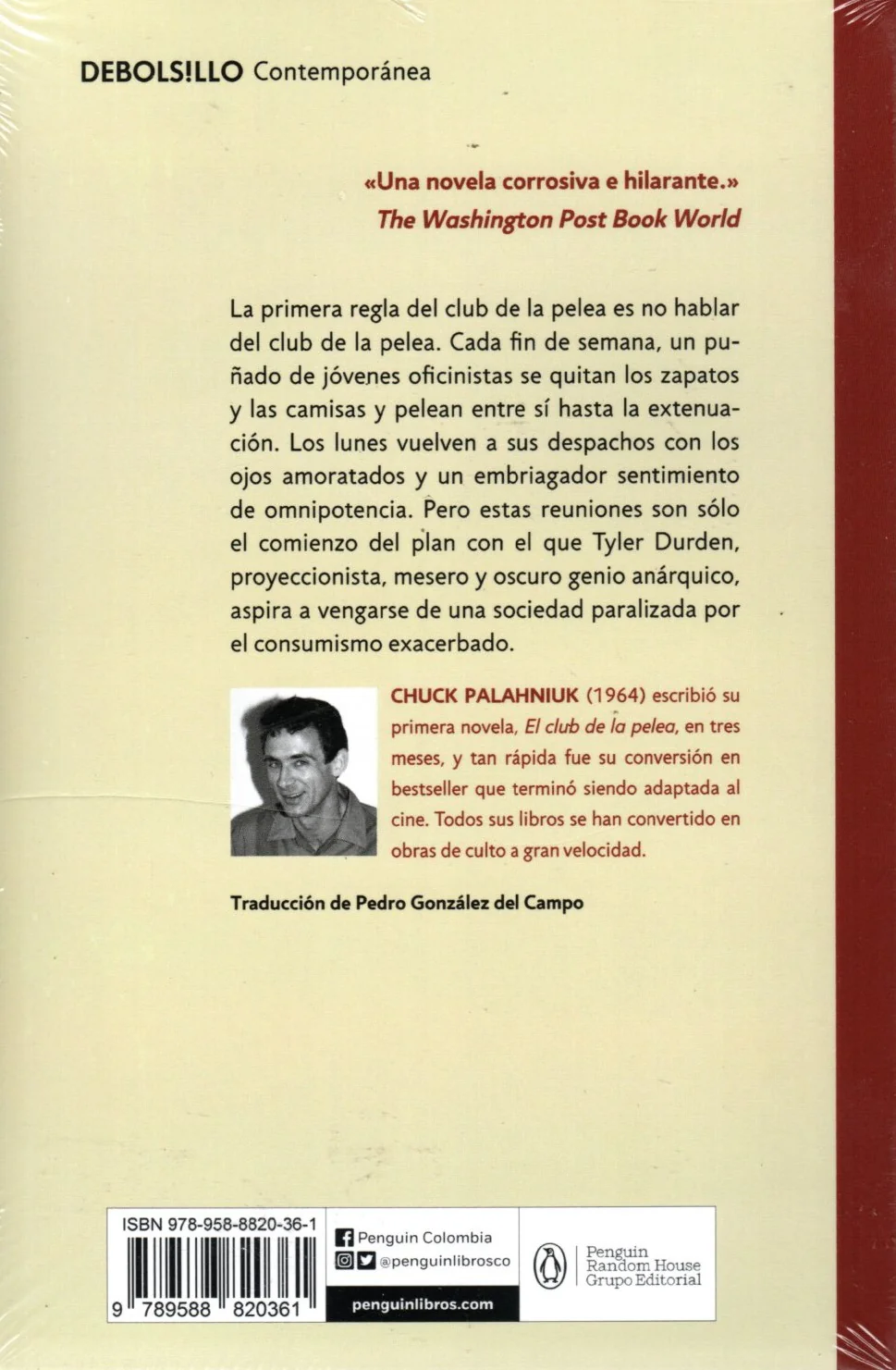 Libro Chuck Palahniuk - El Club De La Pelea - Image 2