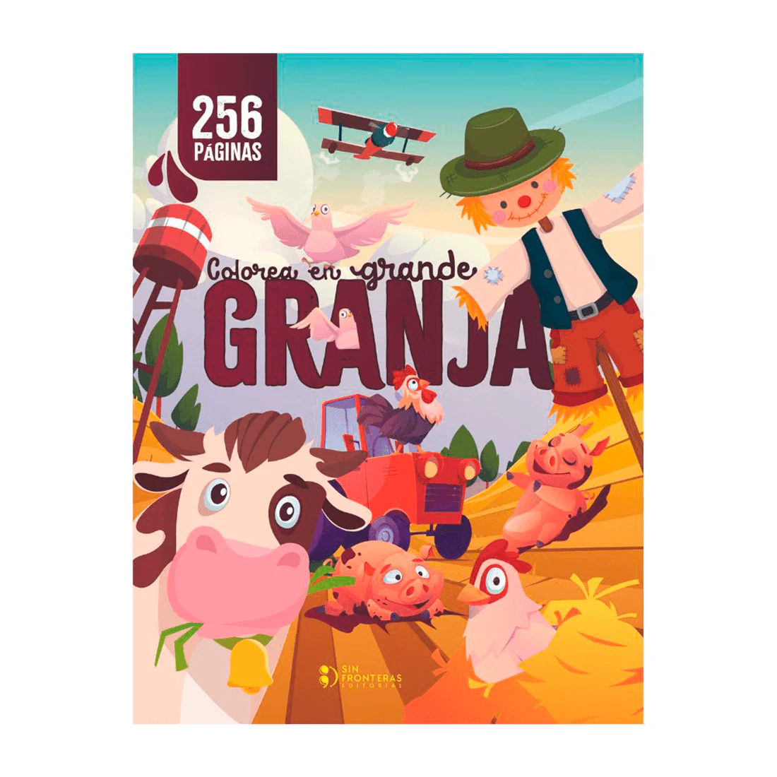 Libro Colorea en grande: Granja