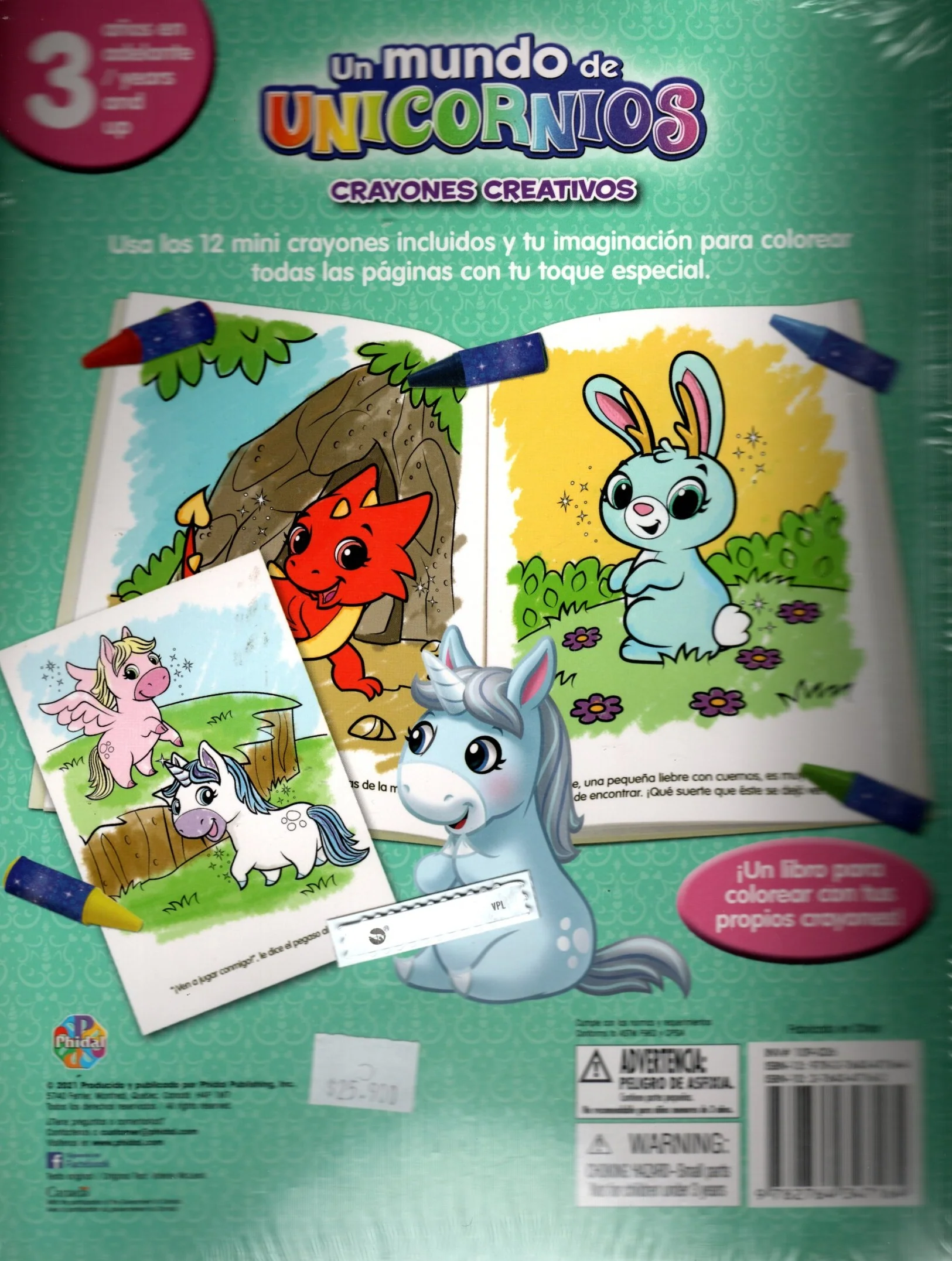 Libro Crayones creativos - Un Mundo De Unicornios - Image 2