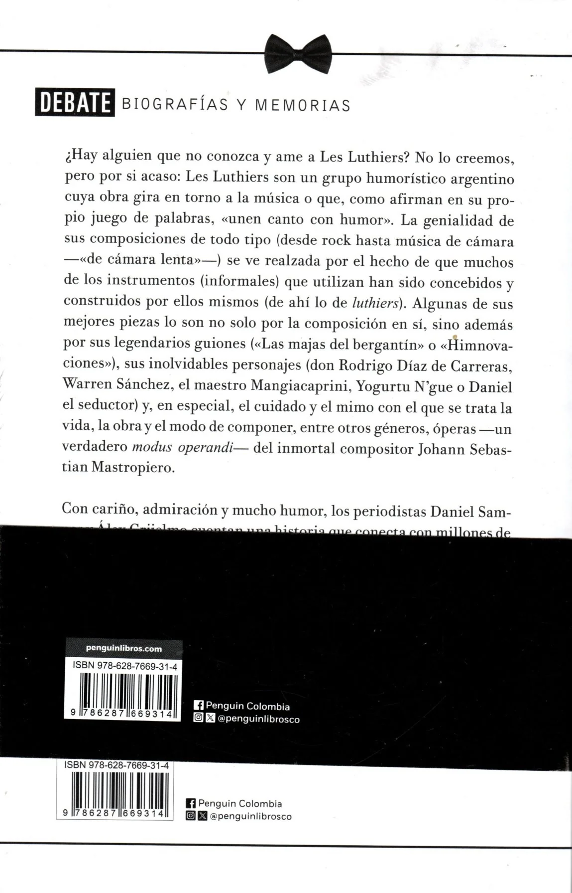 Libro Daniel Samper Pizano / Álex Grijelmo - Les Luthiers: de la L a las S - Image 2