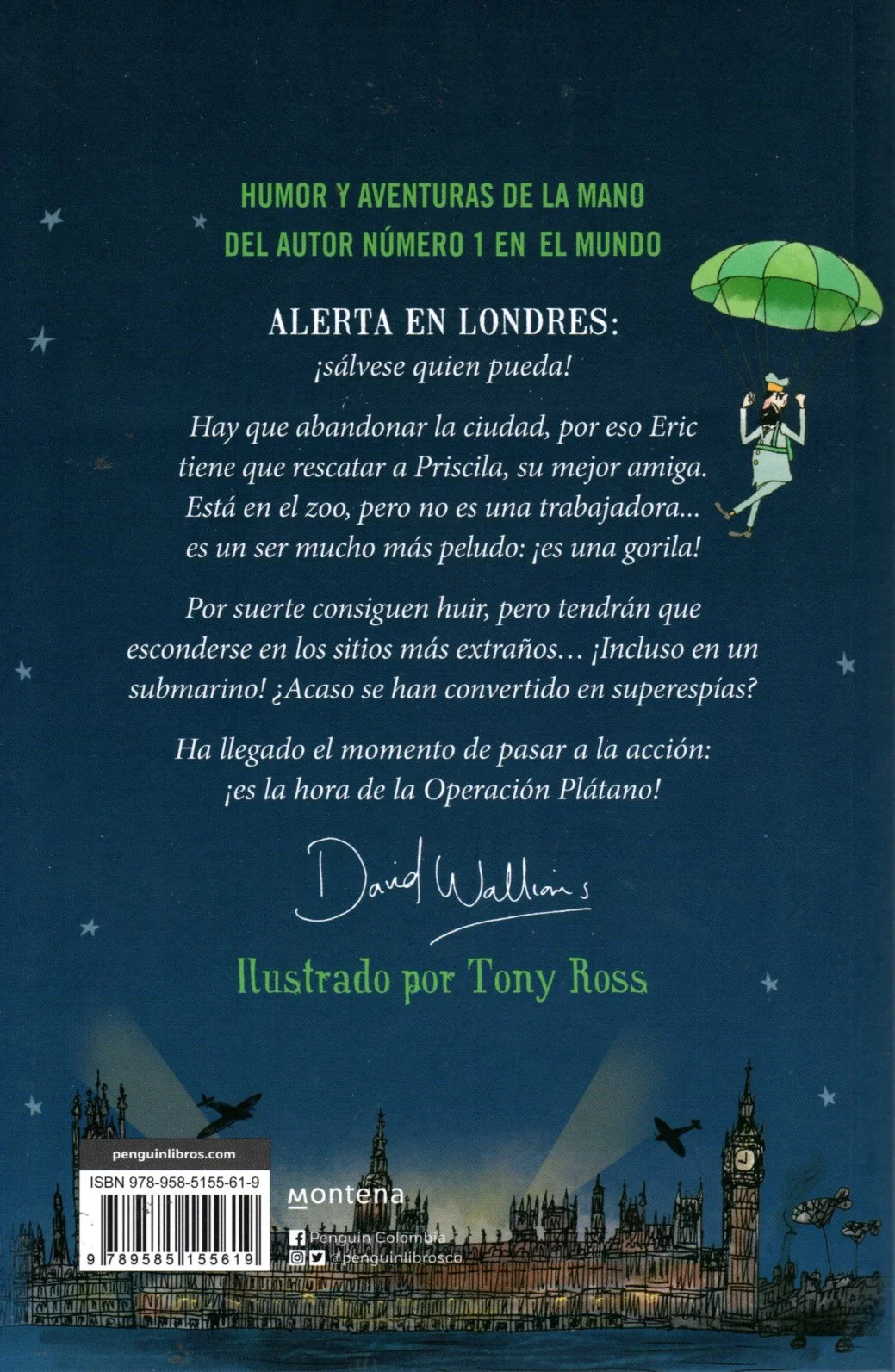 Libro David Walliams - La increíble historia de... la Operación Plátano - Image 2