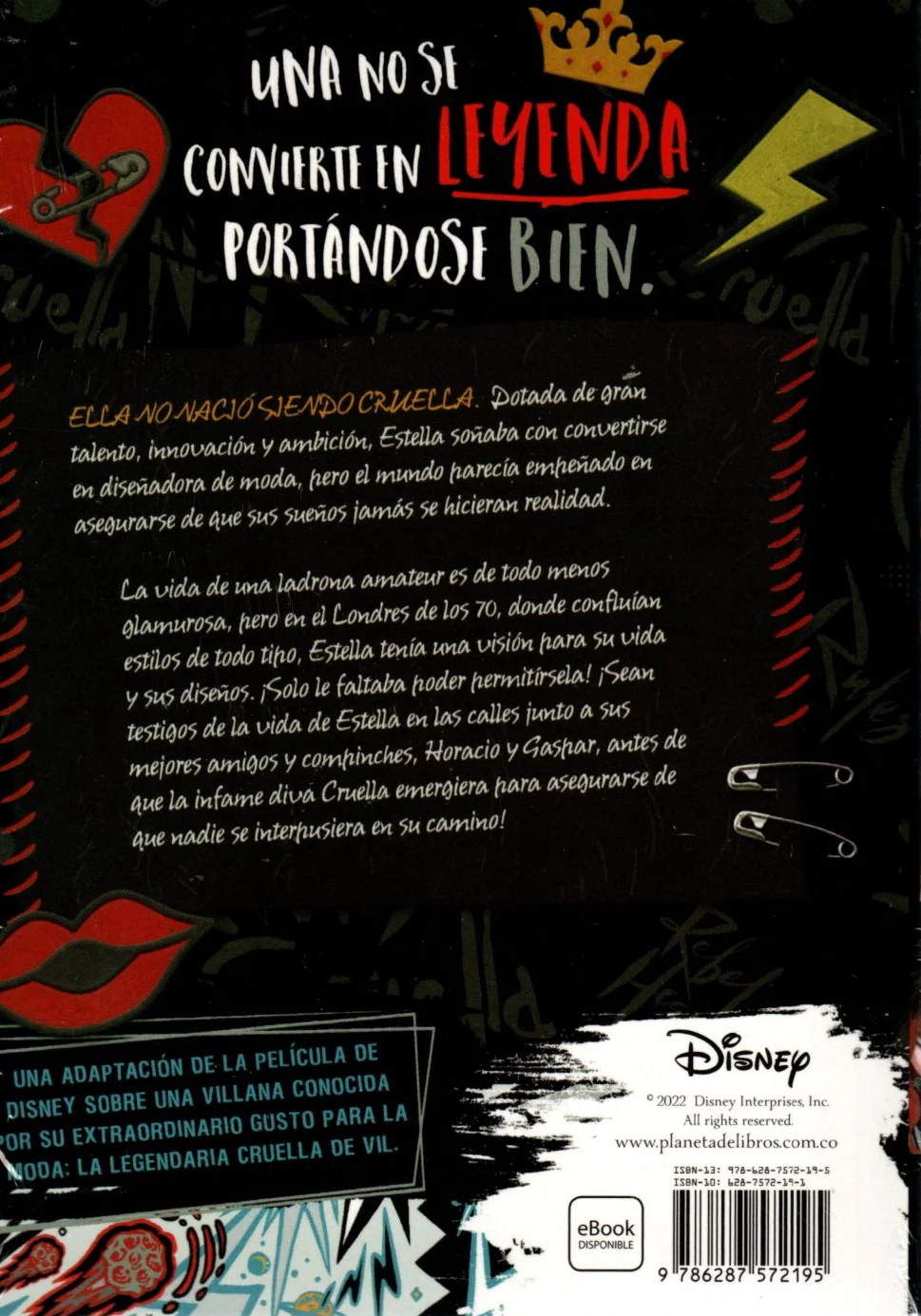 Libro Disney- Cruella Manga (Negro, blanco y rojo) - Image 2