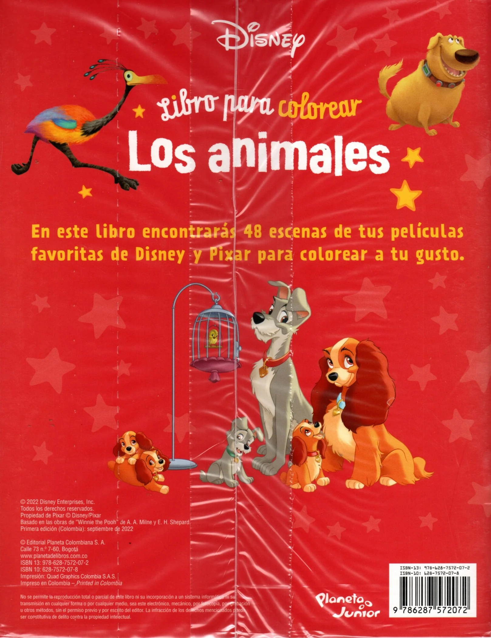 Libro Disney - Libro Para Colorear. Los Animales - Image 2