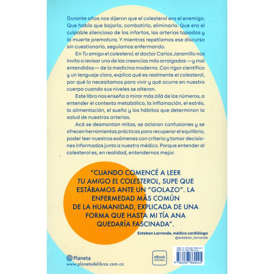 Libro Dr. Carlos Jaramillo - Tu amigo el colesterol - Image 2