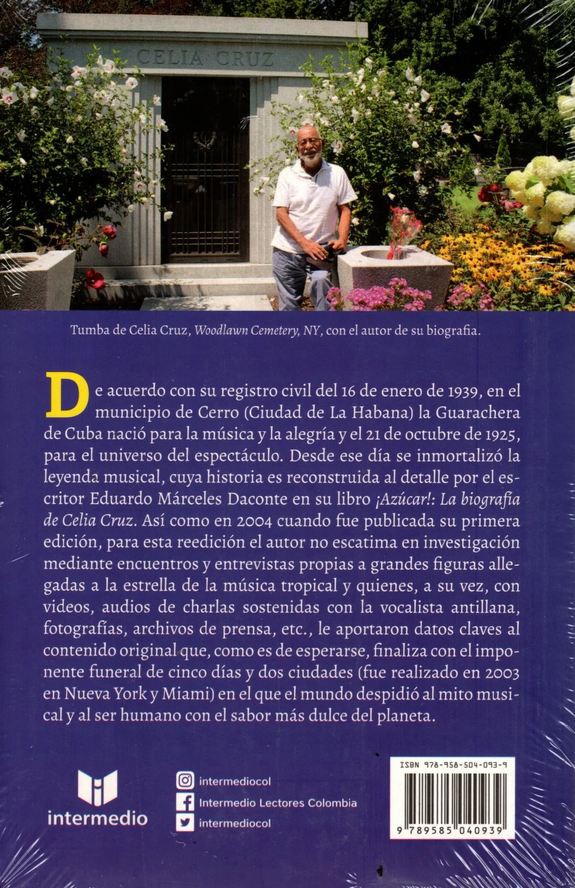 Libro Eduardo Márceles Daconte - ¡Azúcar! - La biografía de Celia Cruz - Image 2
