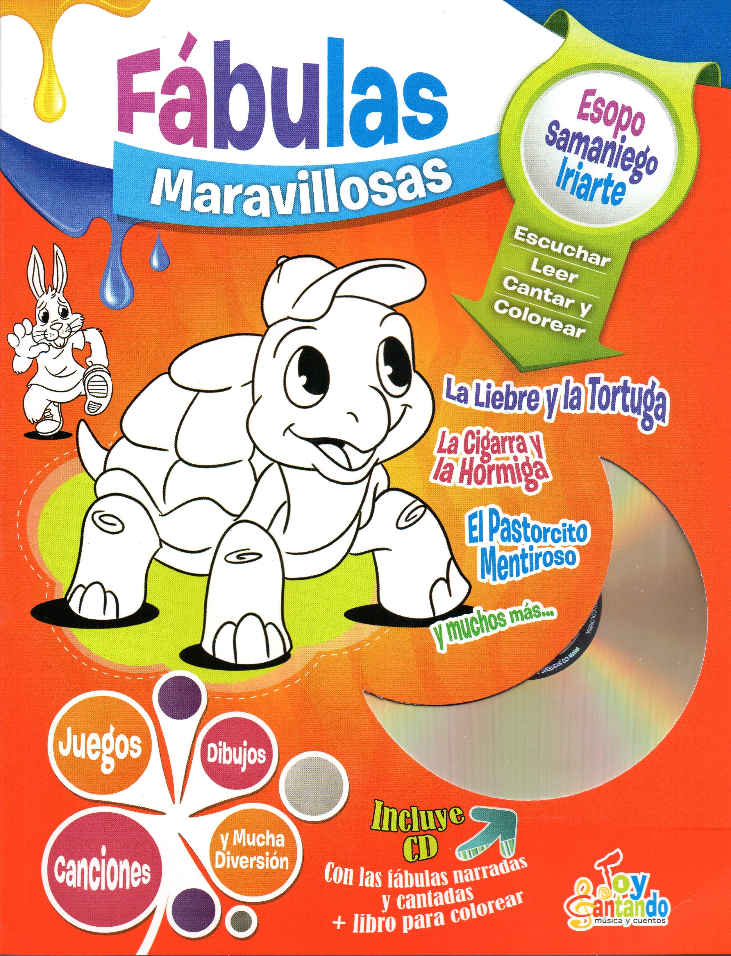 Libro Fábulas maravillosas  - Incluye CD - Toy cantando
