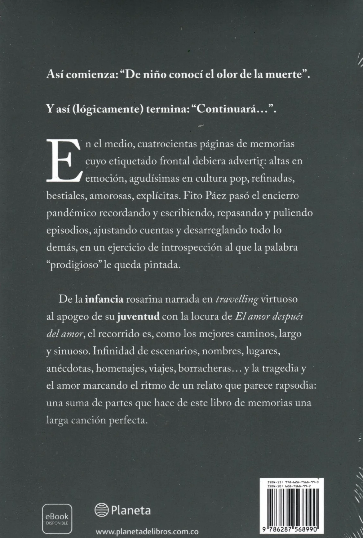 Libro Fito Paez - Infancia Y Juventud Memorias - Image 2