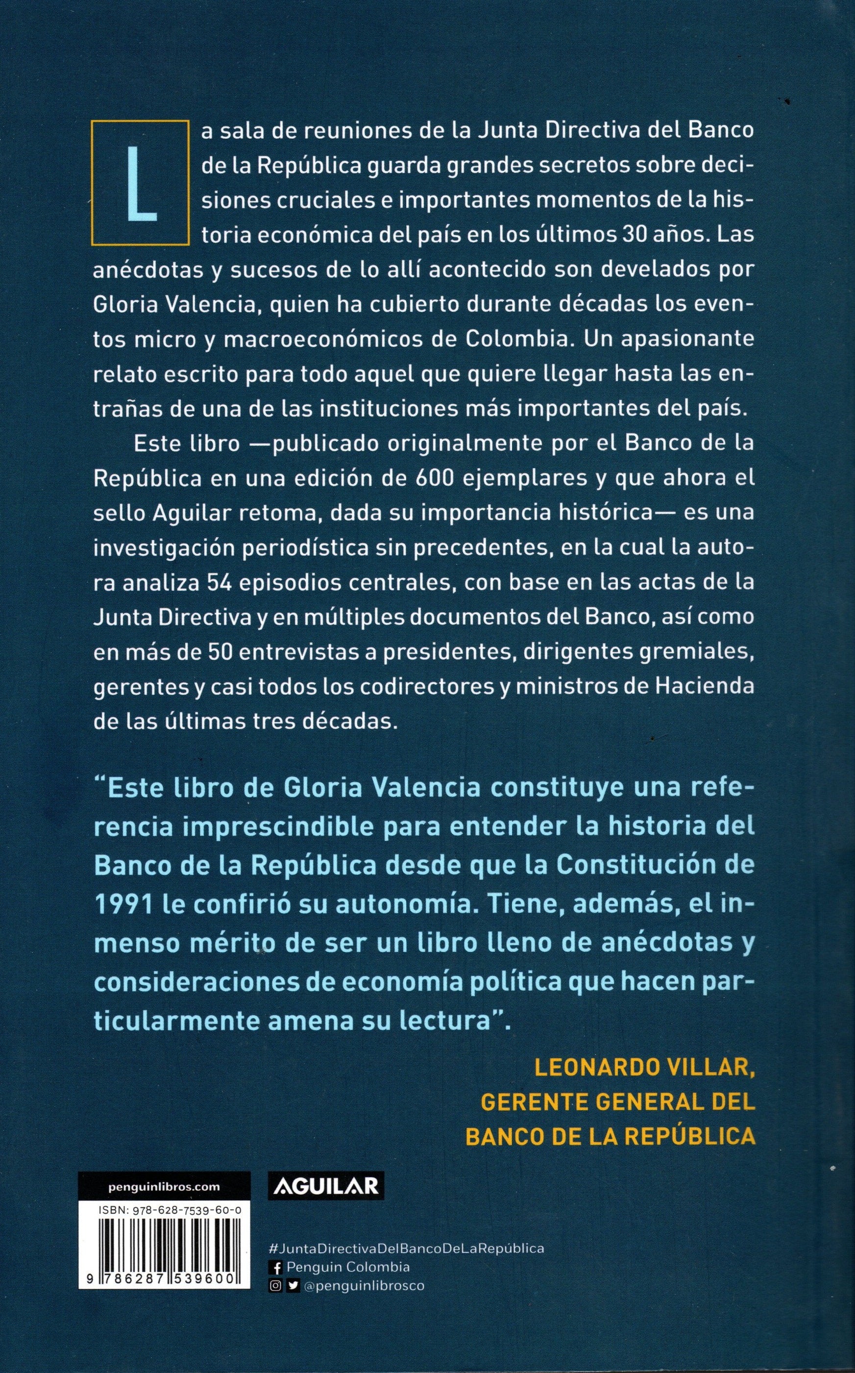 Libro Gloria Valencia - Junta directiva del Banco de la Republica - Image 2