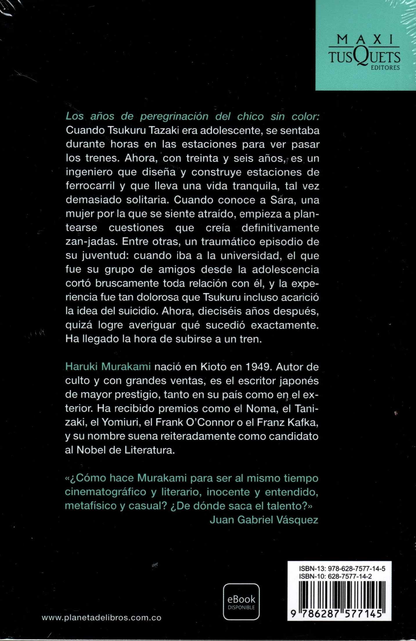 Libro Haruki Murakami - Los años de peregrinación del chico sin color - Image 2