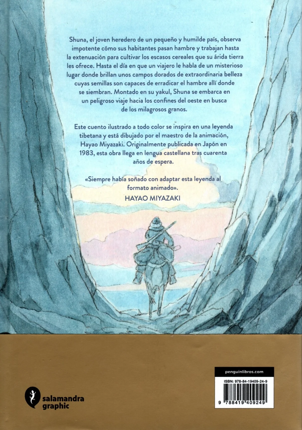 Libro Hayao Miyazaki - El viaje de Shuna - Image 2