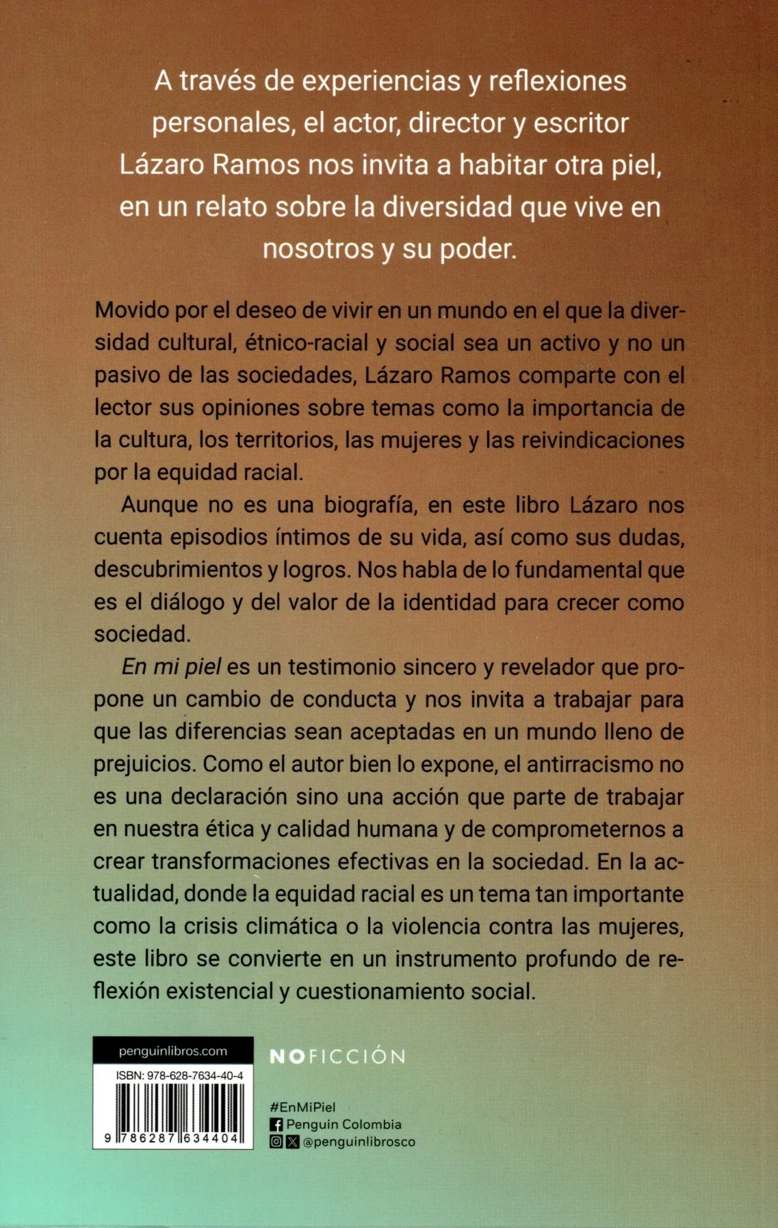Libro Lázaro Ramos - En mi piel - Image 2