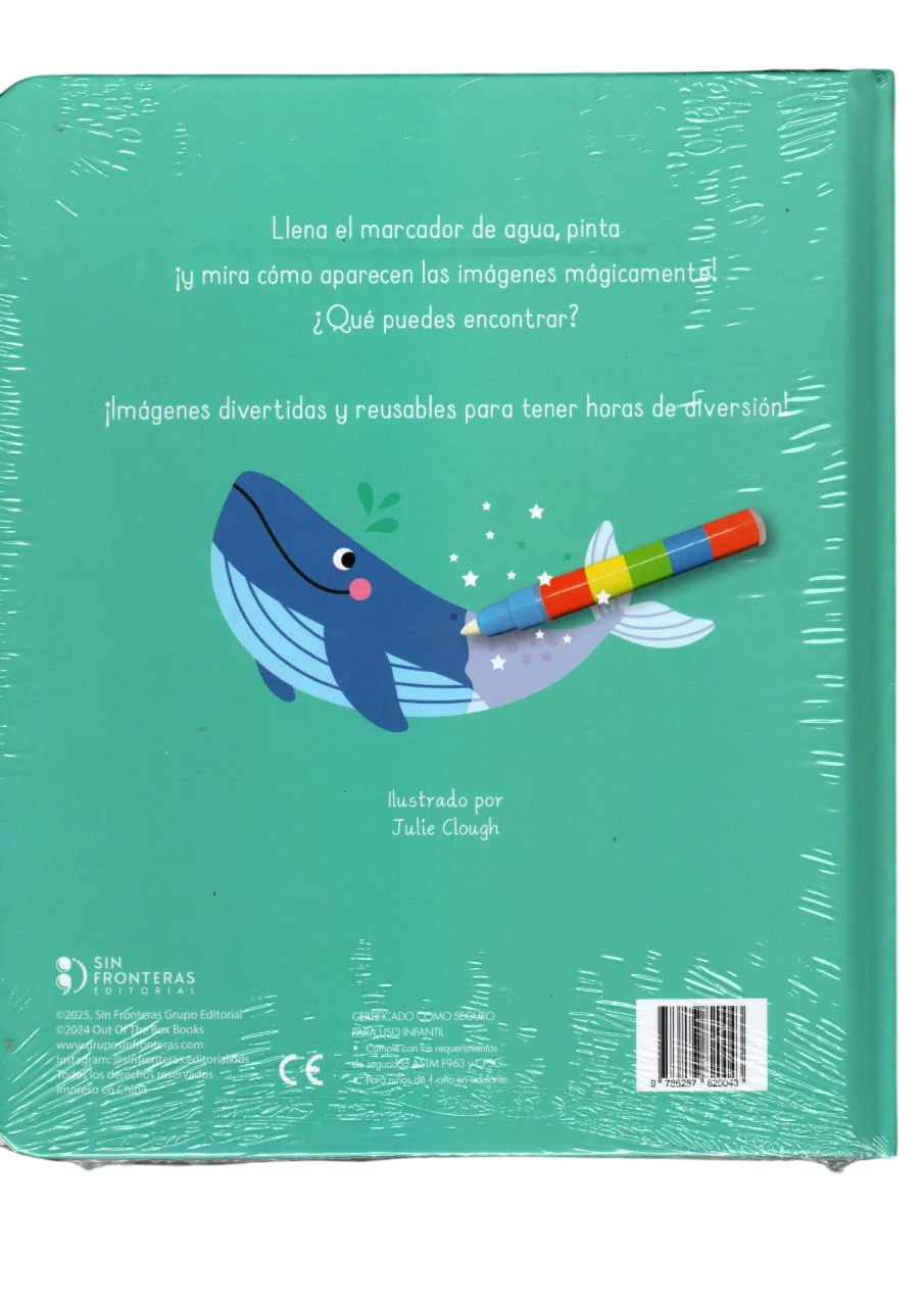 Libro Magia Colorea con Agua en el Océano - Image 2