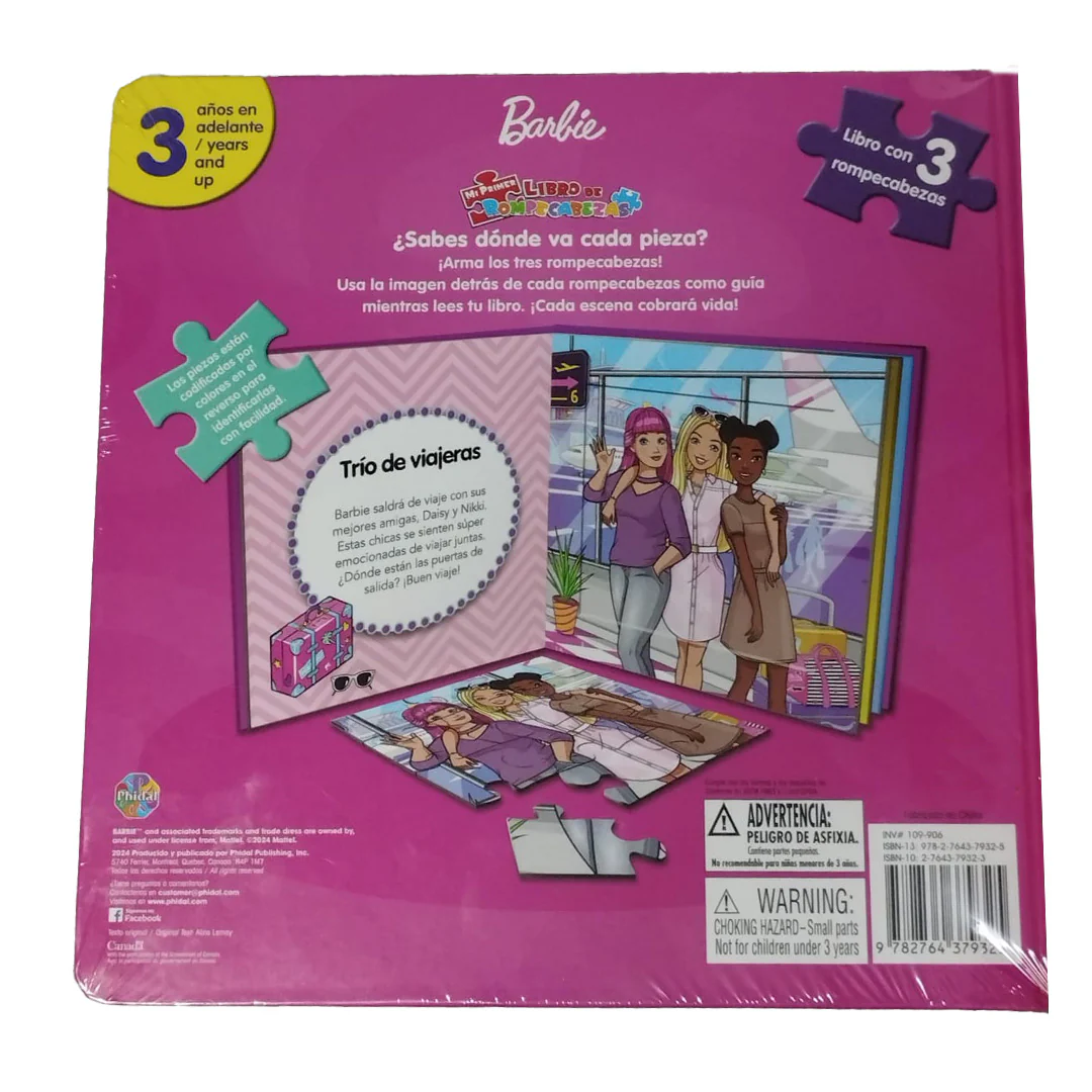 Libro Mi primer libro de rompecabezas - Barbie - Image 2
