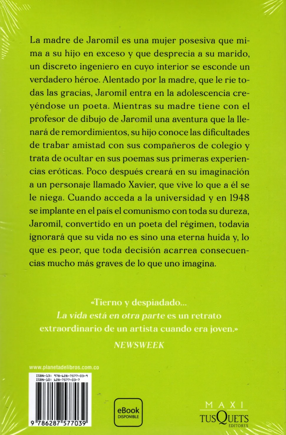 Libro Milan Kundera - La Vida Esta En Otra Parte - Image 2