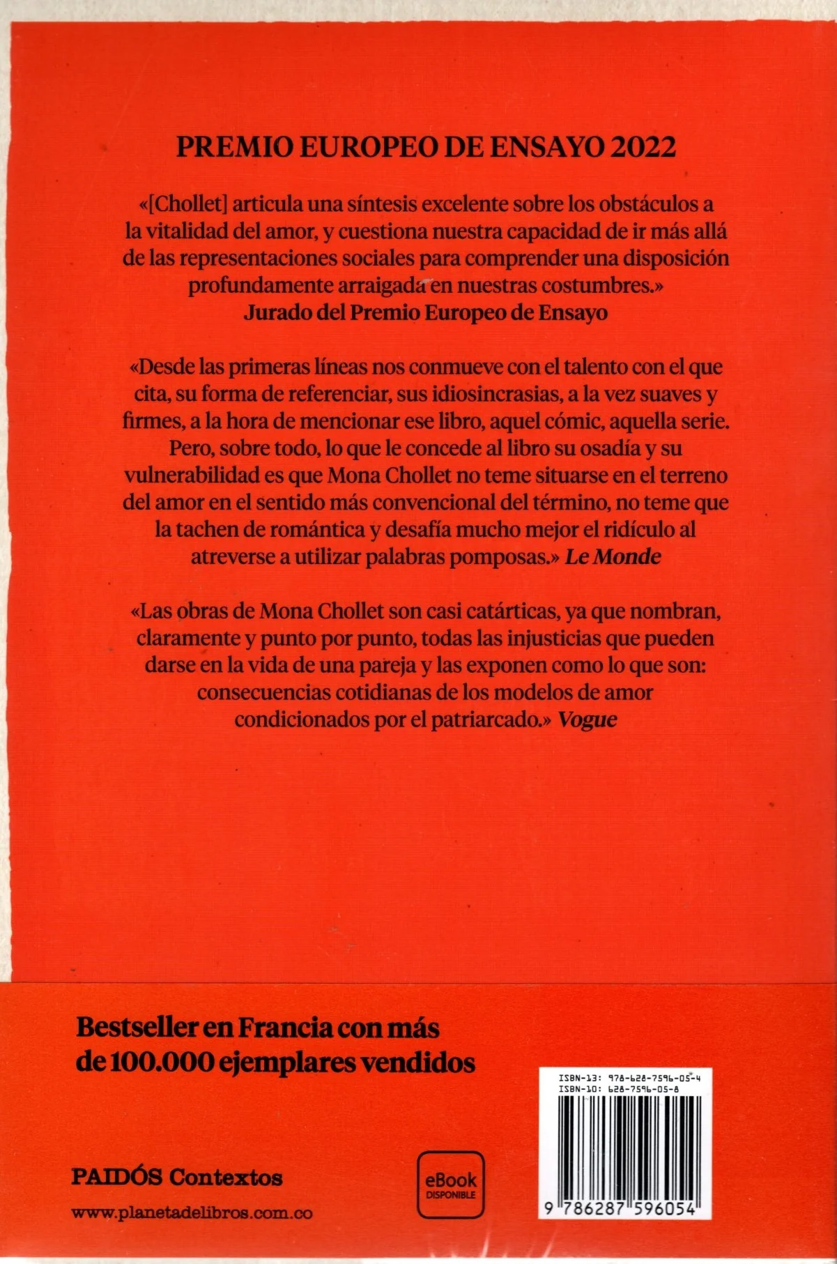 Libro Mona Chollet - Reinventar El Amor - Image 2