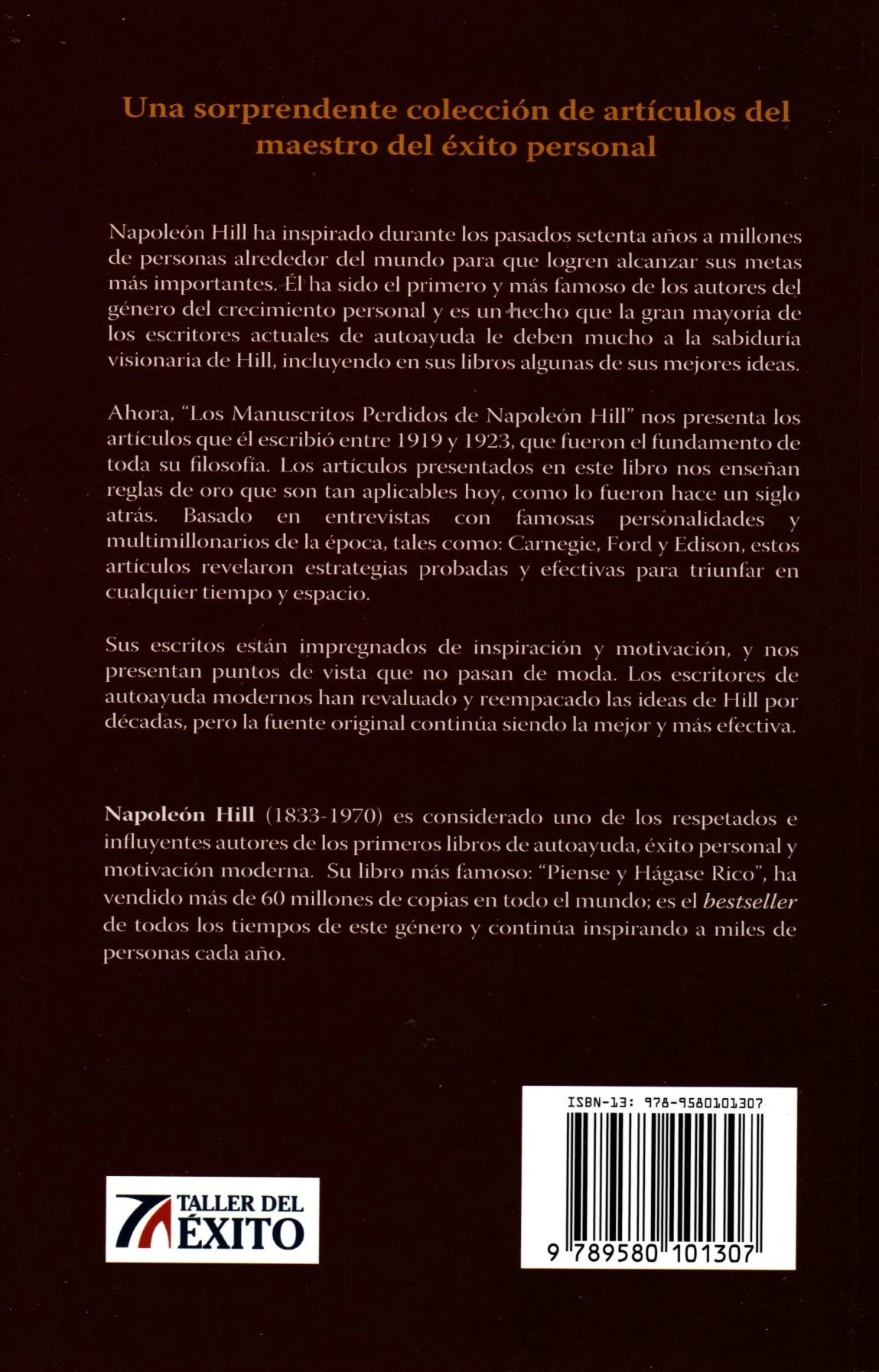 Libro Napoleon Hill - Los manuscritos perdidos de Napoleón Hill - Image 2